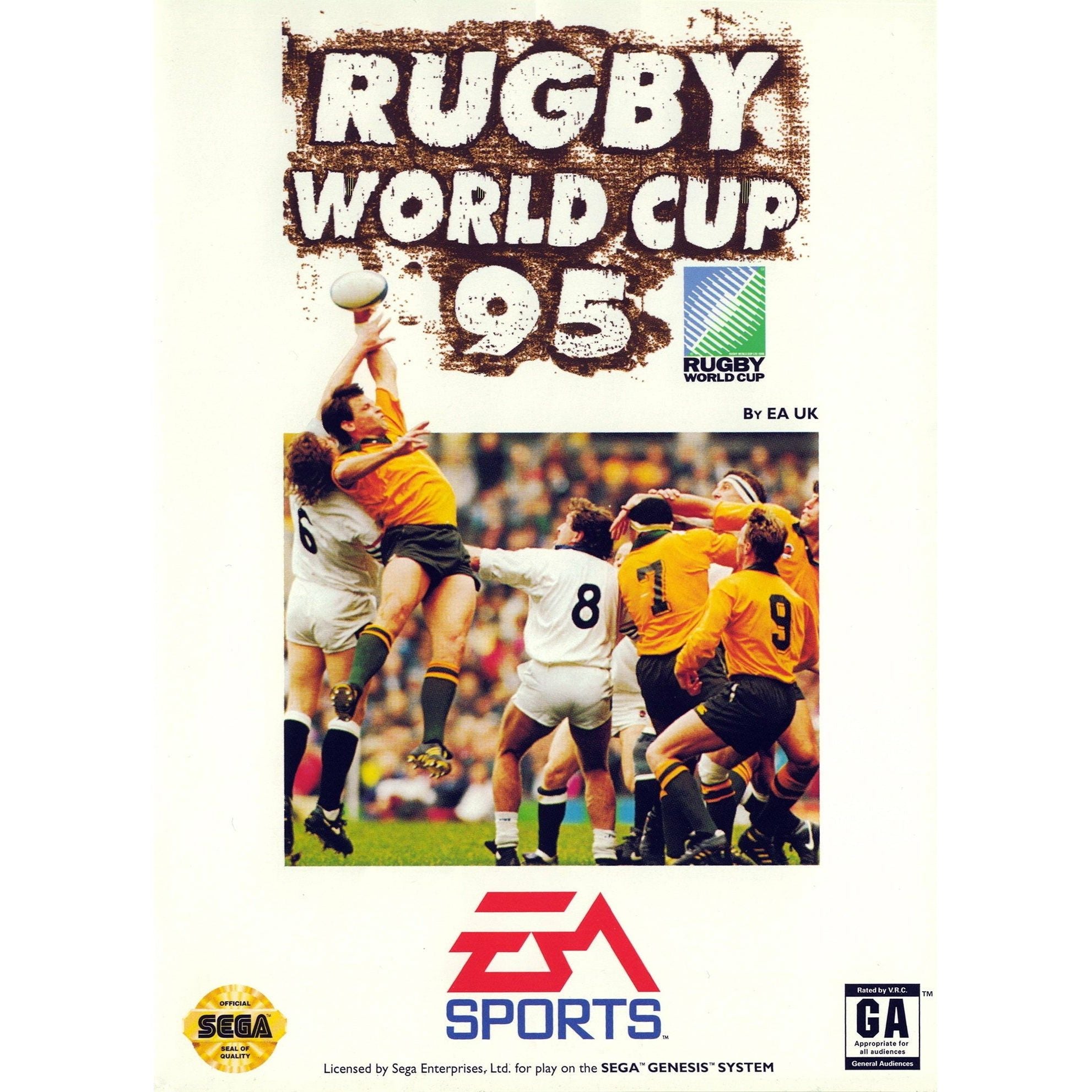 Genesis - Coupe du monde de rugby 95 (cartouche uniquement)