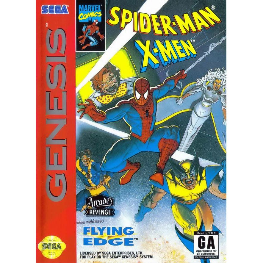Genesis - La vengeance de Spider-Man X-Men Arcade (au cas où)