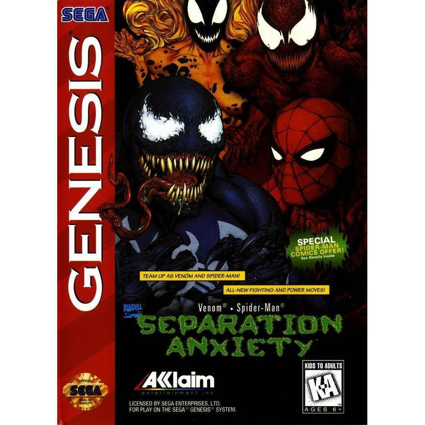 Genesis - Spider-Man Separation Anxiety ( In Case)