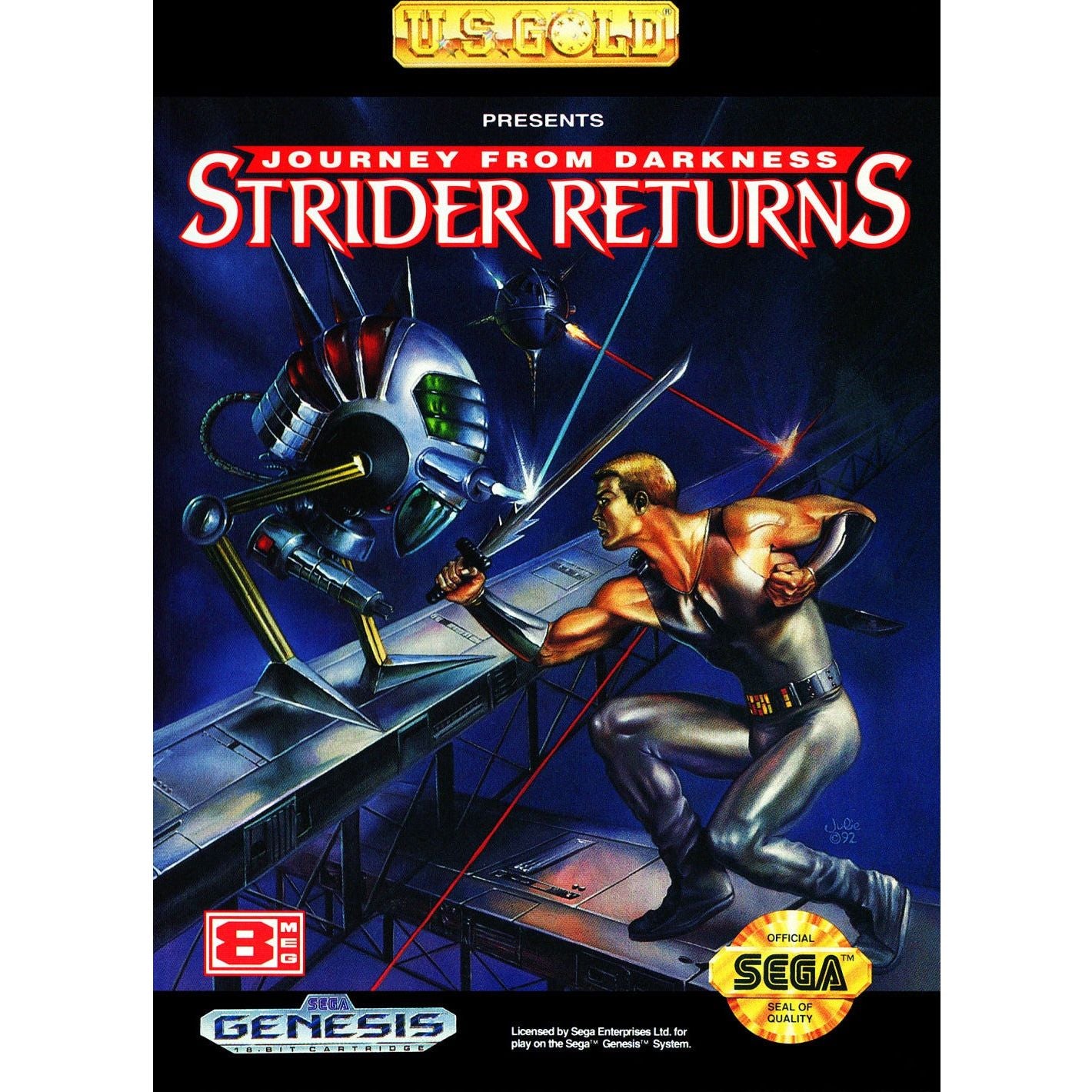 GameGear - Strider Returns Journey from Darkness (Cartridge Only)
