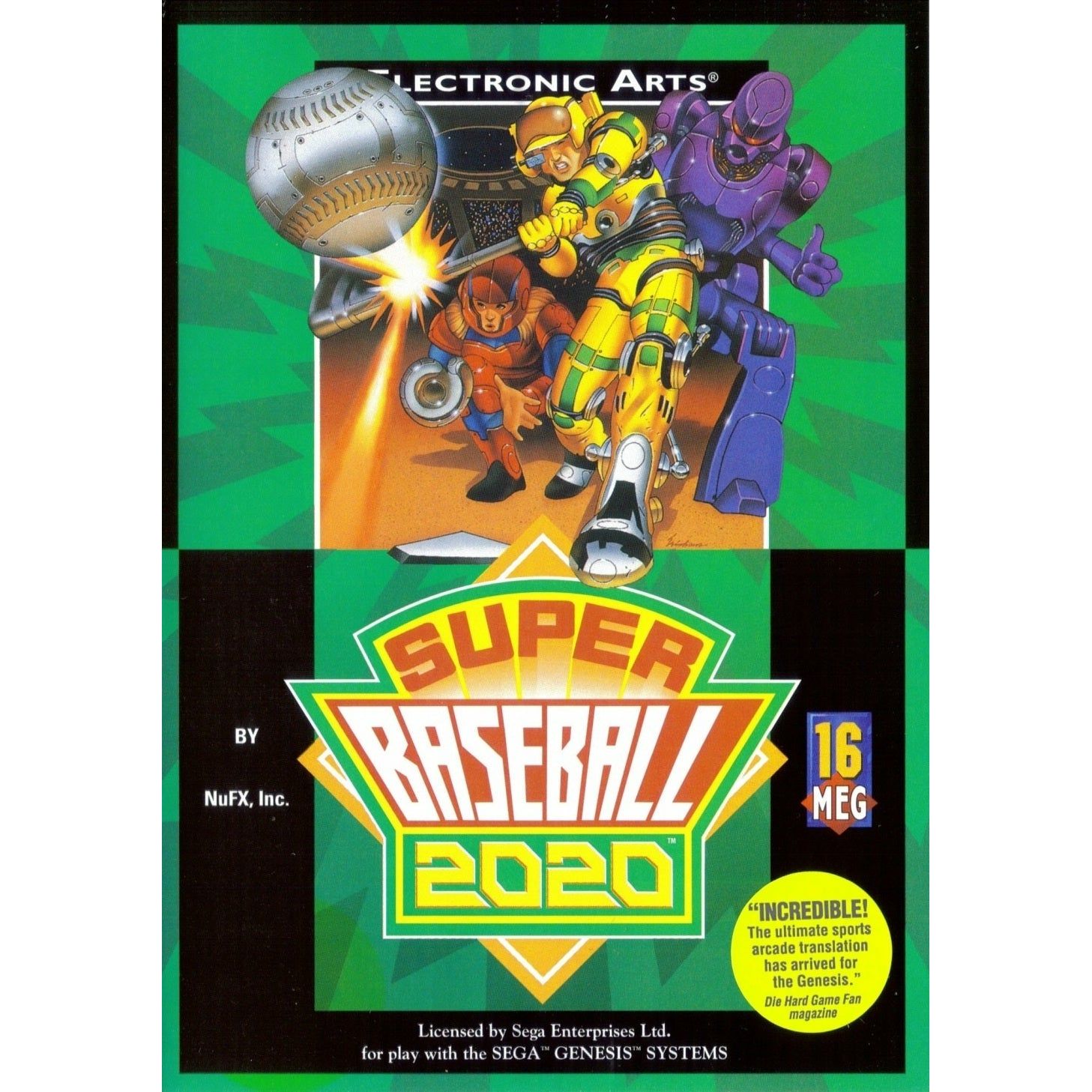 Genesis - Super Baseball 2020 (In Case / With Manual)