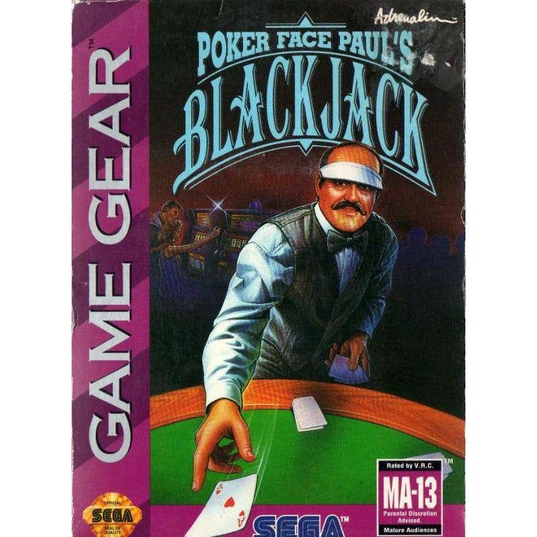 GameGear - Poker Face Paul's Blackjack (cartouche uniquement)