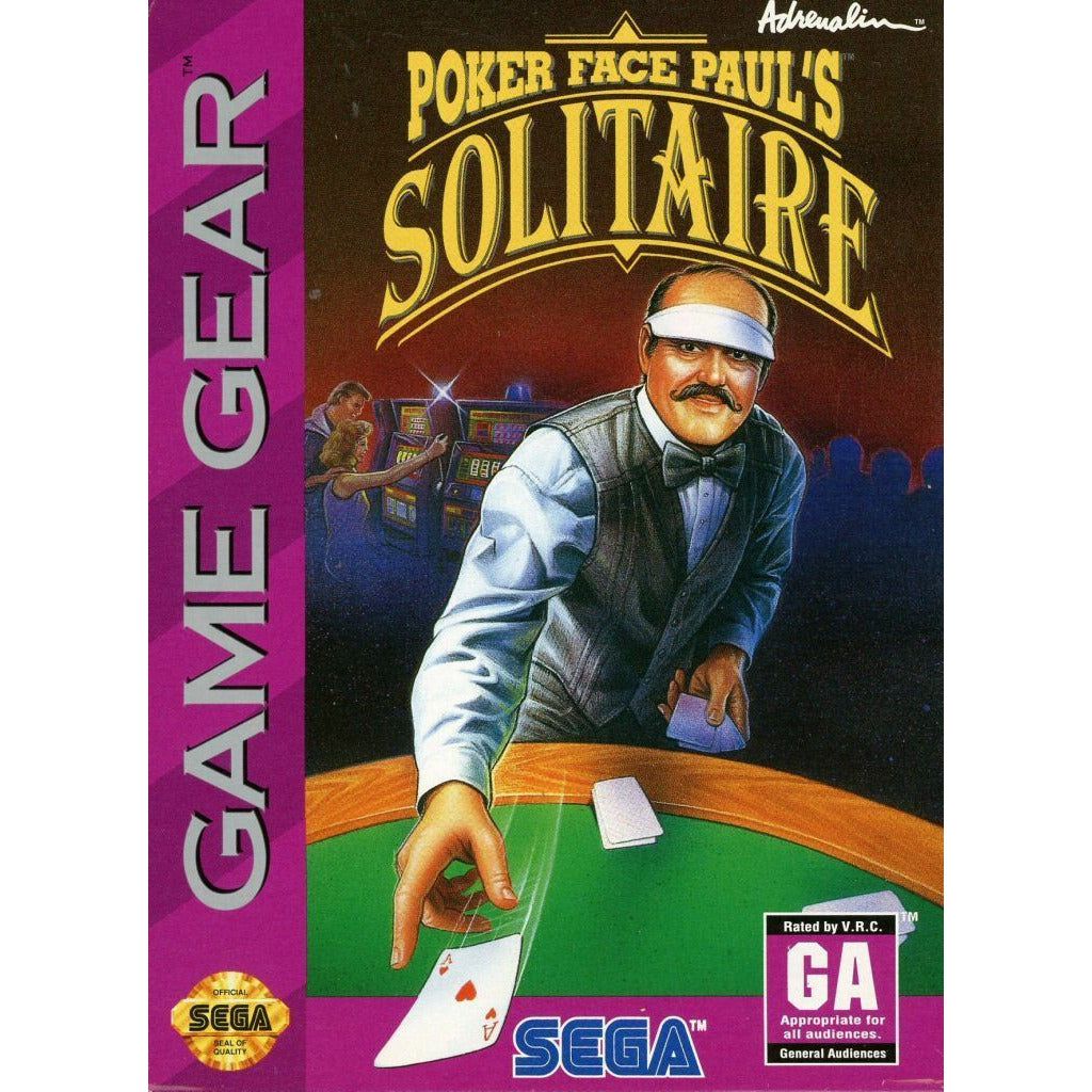 GameGear - Poker Face Paul's Solitaire (Cartridge Only)