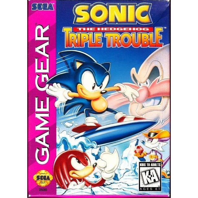 GameGear - Sonic the Hedgehog Triple Trouble (cartouche uniquement)
