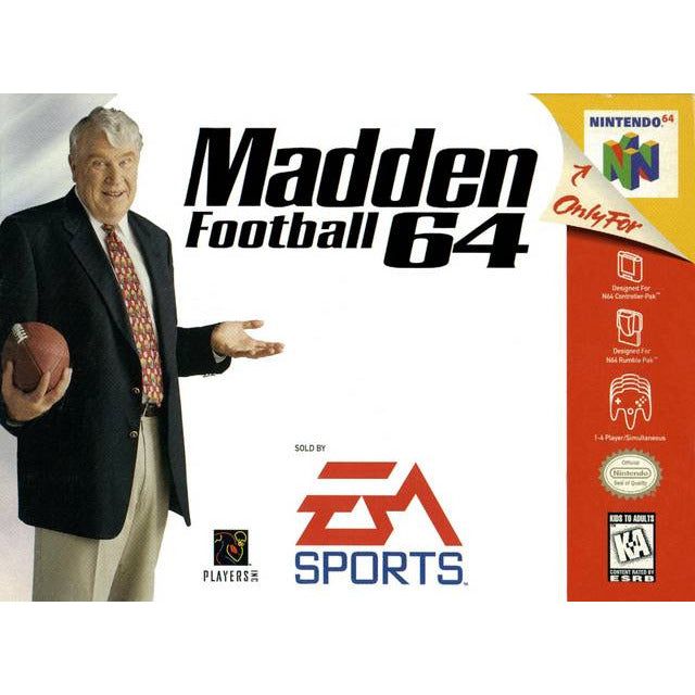 N64 - Madden Football 64 (Complet en boîte)