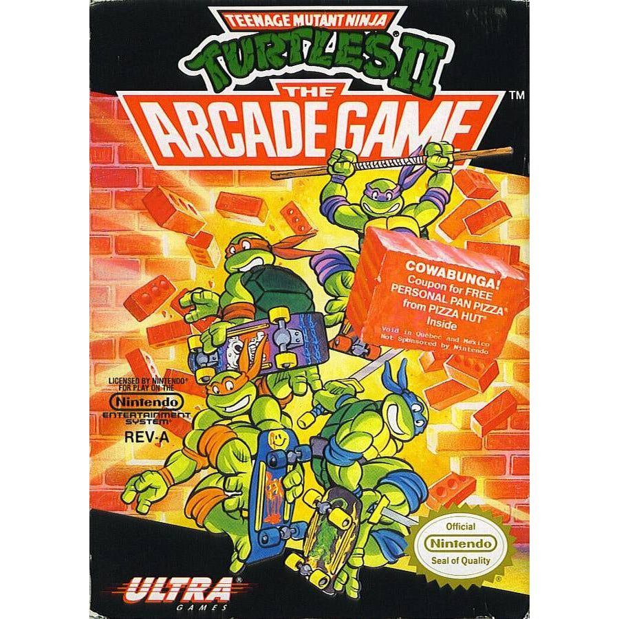 NES - Teenage Mutant Ninja Turtles II The Arcade Game (Complete In Box)