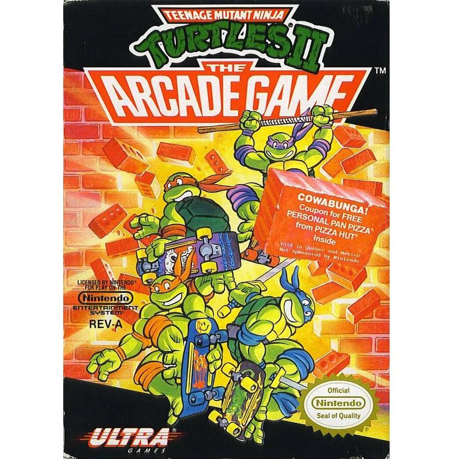 NES - Teenage Mutant Ninja Turtles II Le jeu d'arcade (complet en boîte)