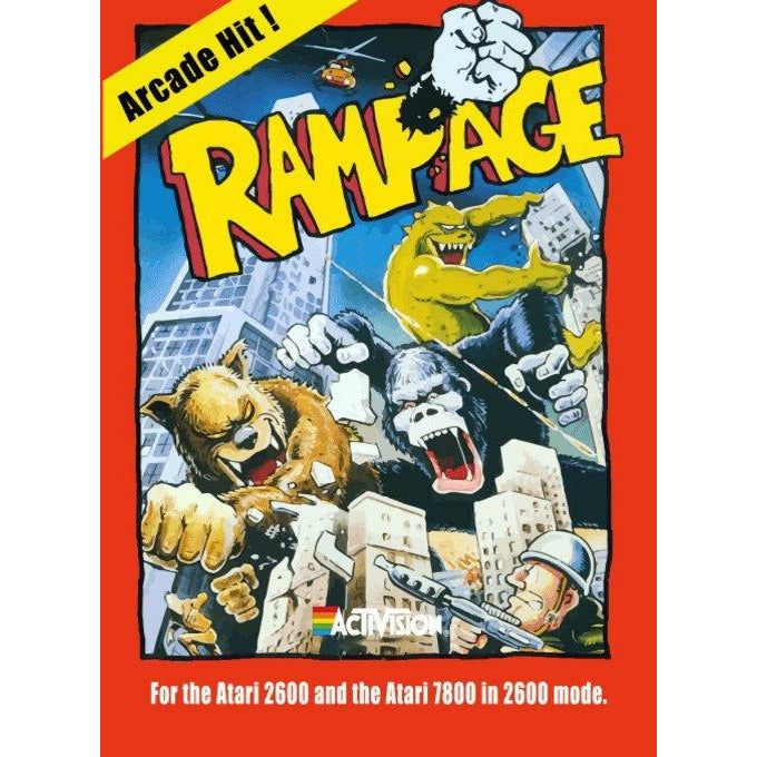 Atari 2600 - Rampage (Cartridge Only)