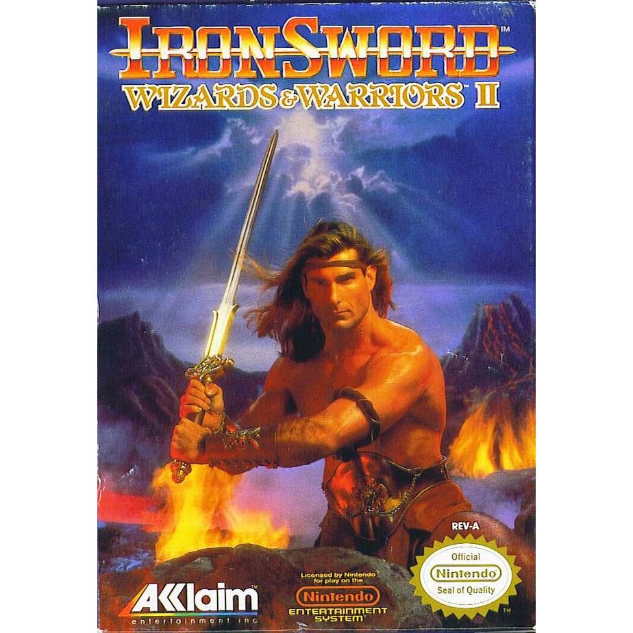 NES - Iron Sword Wizards and Warriors 2 (Complet dans la boîte / Avec manuel)