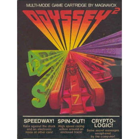 Odyssey^2 - Speedway! / Spin-Out! / Crypto-Logic! (Cartridge Only)