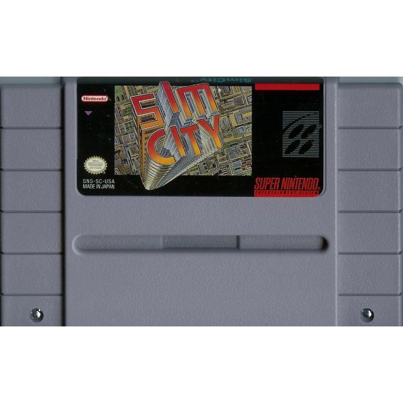 SNES - SimCity (Cartridge Only)