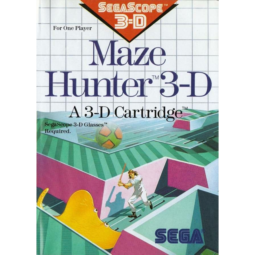 Master System - Maze Hunter 3-D ( In Case)