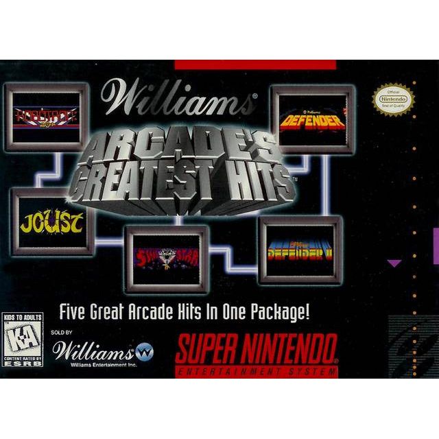 SNES - Williams Arcade's Greatest Hits (Cartridge Only)