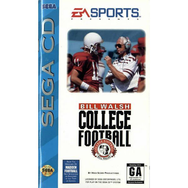 Sega CD - Football universitaire Bill Walsh