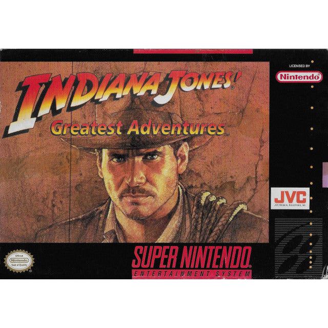 SNES - Les plus grandes aventures d'Indiana Jones (cartouche uniquement)