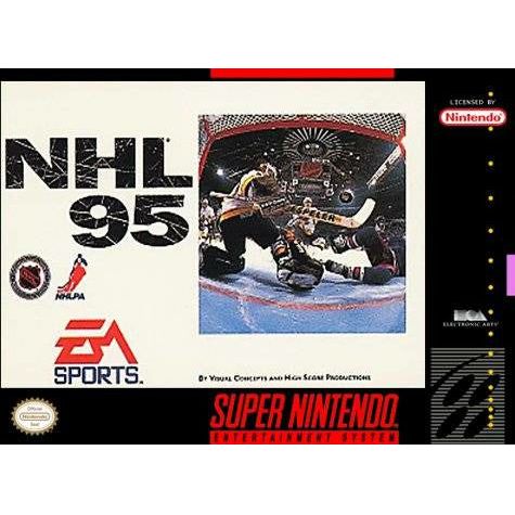 SNES - NHL 95 (Complete in Box)