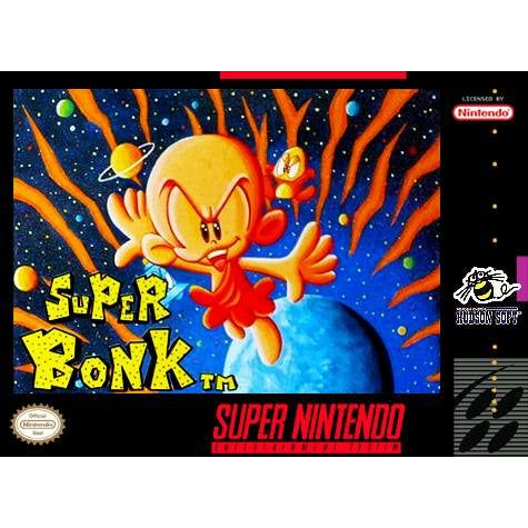 SNES - Super Bonk (Complete in Box)