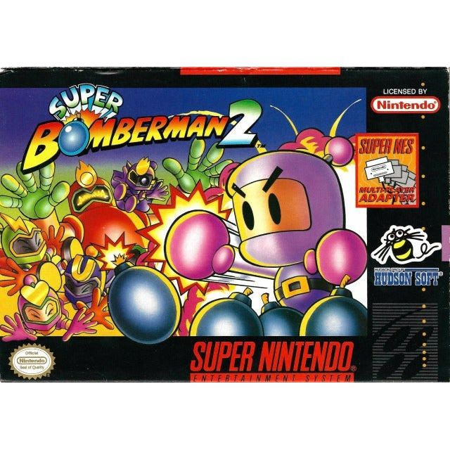SNES - Super Bomberman 2 (Complet en boîte)