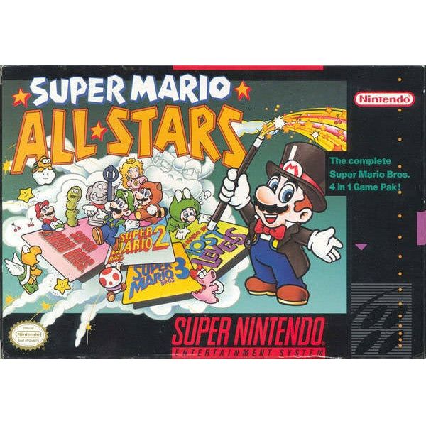 SNES - Super Mario All Stars (Complet en Boite / A+ / Avec Manuel)