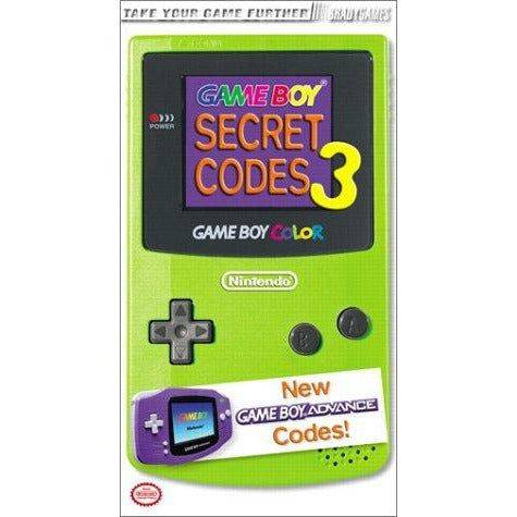 LIVRE - Codes secrets Gameboy 3 (Brady)