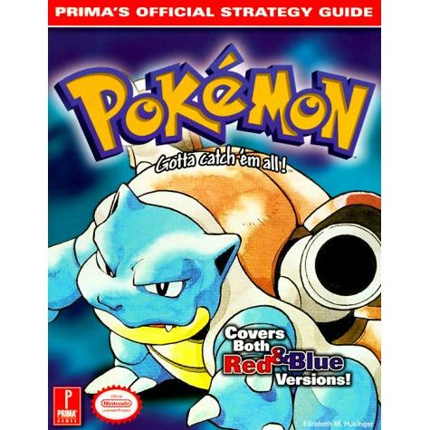 Guide stratégique Pokémon Rouge et Bleu - Couverture Bleue Pokémon