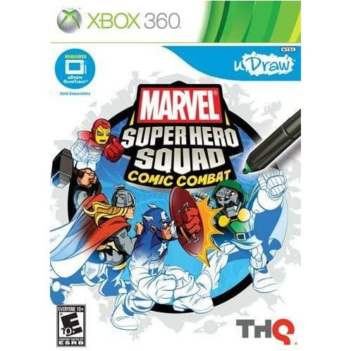 XBOX 360 - uDraw Marvel Super hero Squad Comic Combat w/Tablet (Black)
