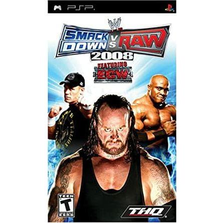 PSP - WWE SmackDown Vs Raw 2008 (In Case)