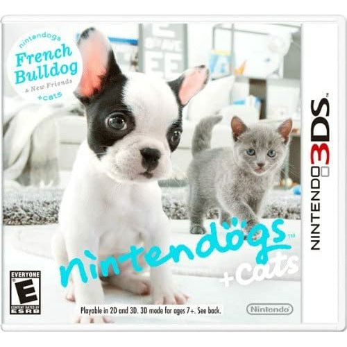3DS - Nintendogs + Cats French Bulldog & New Friends (In Case)