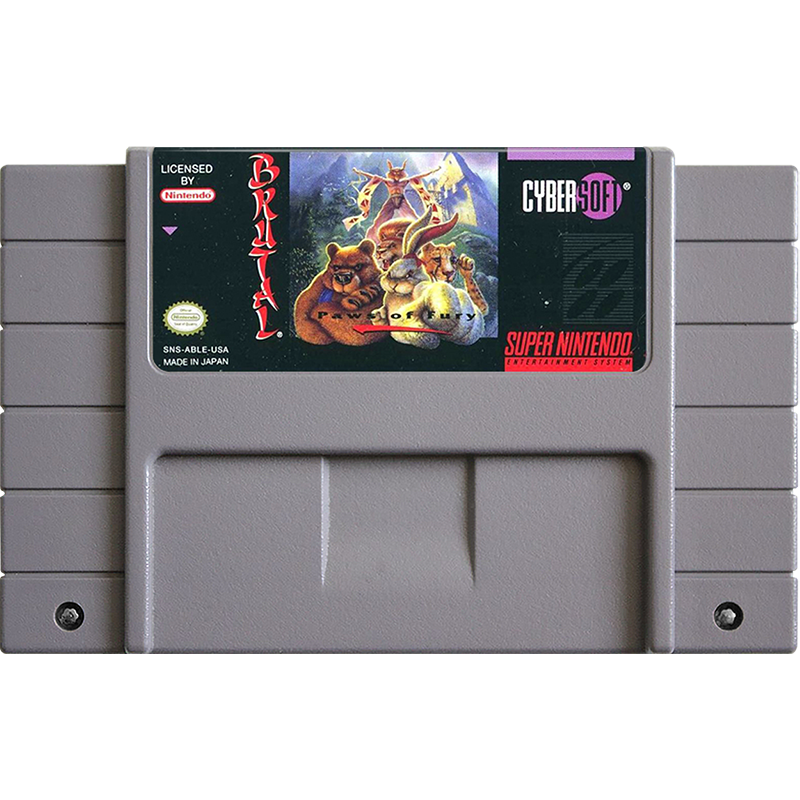SNES - Brutal Paws of Fury (Cartridge Only)