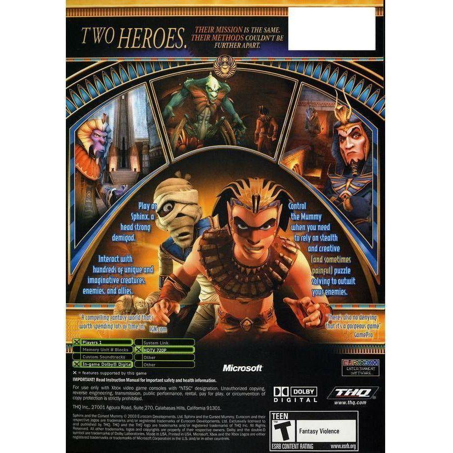 XBOX Sphinx and the Cursed Mummy - Main Image