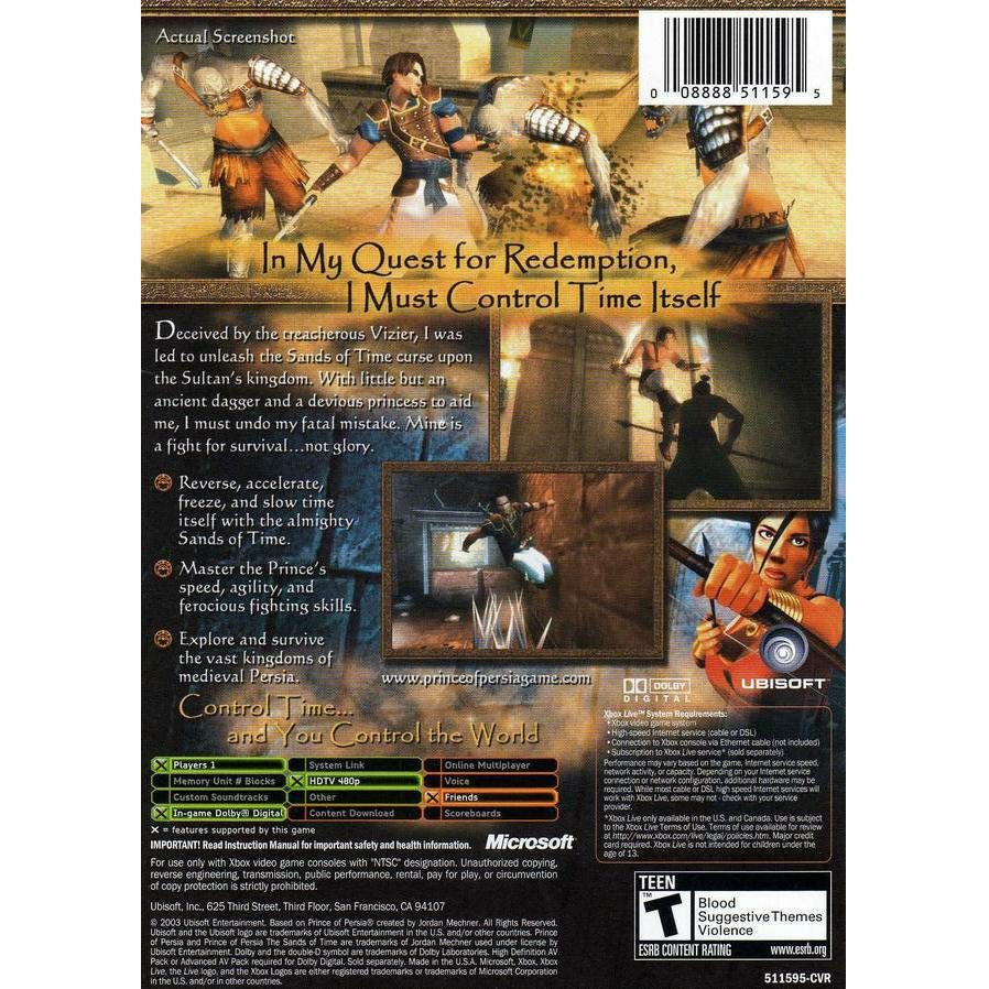 XBOX - Prince of Persia The Sands of Time