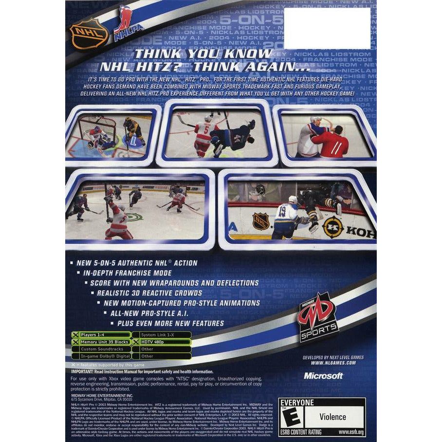 XBOX - NHL Hitz Pro