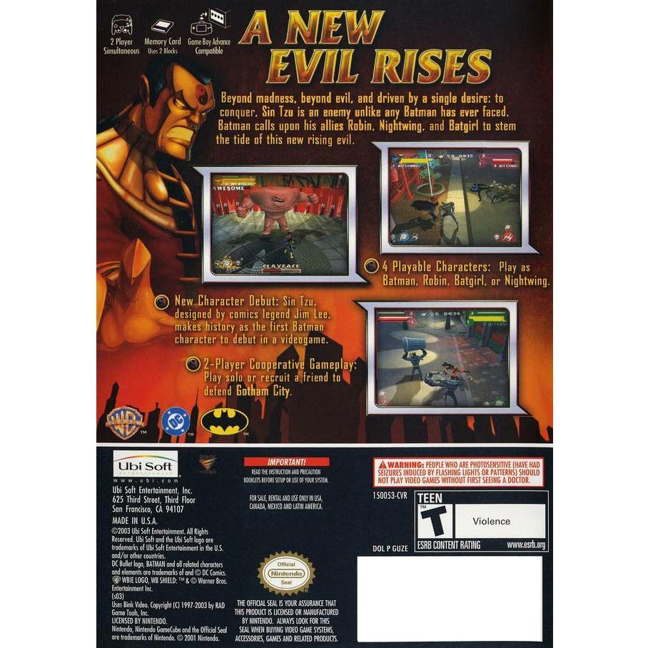 GameCube - Batman Rise Of Sin Tzu