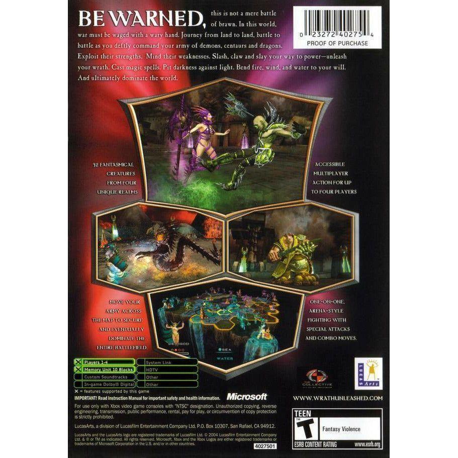 XBOX - Colère déchaînée