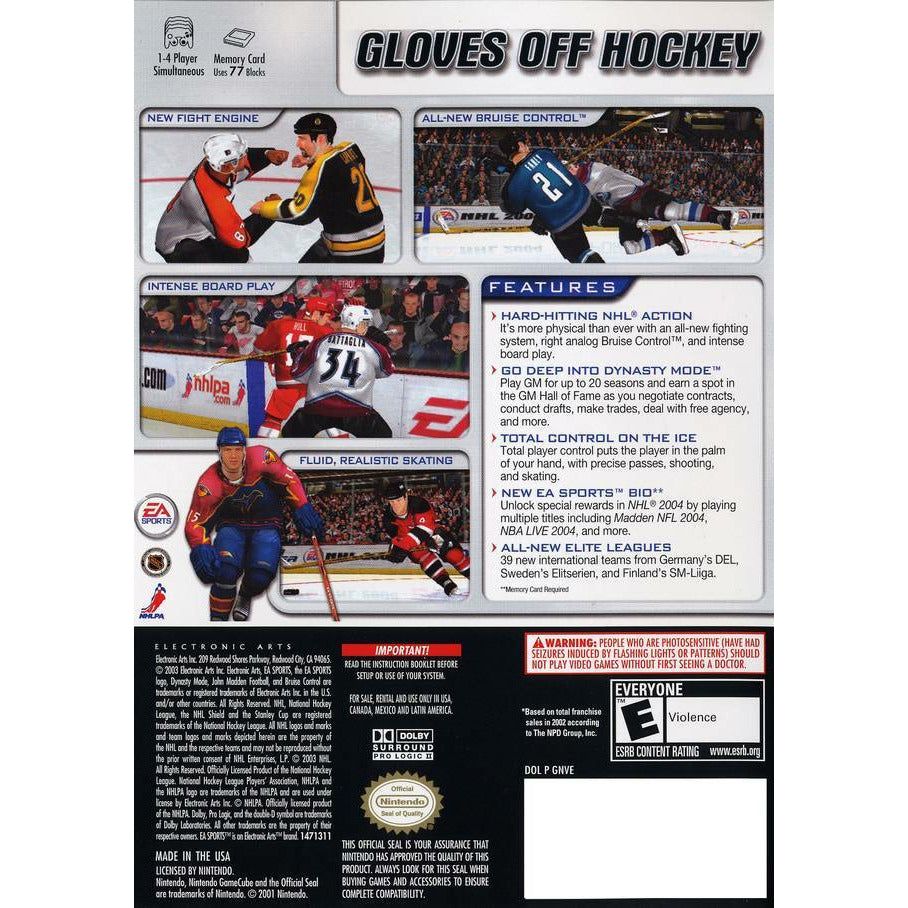 GameCube - NHL 2004