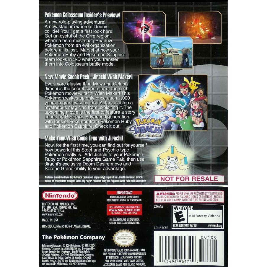 GameCube - Pokemon Colosseum Bonus Disc