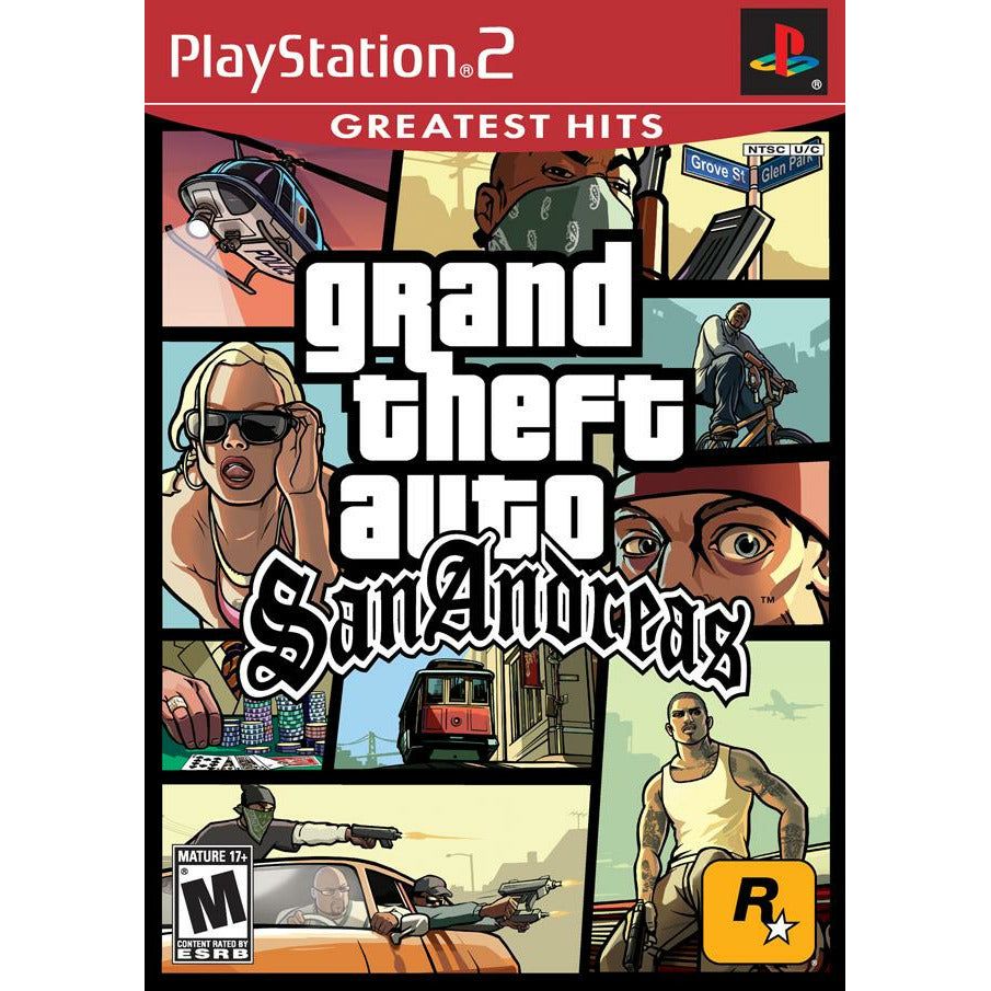 PS2 - Grand Theft Auto San Andreas