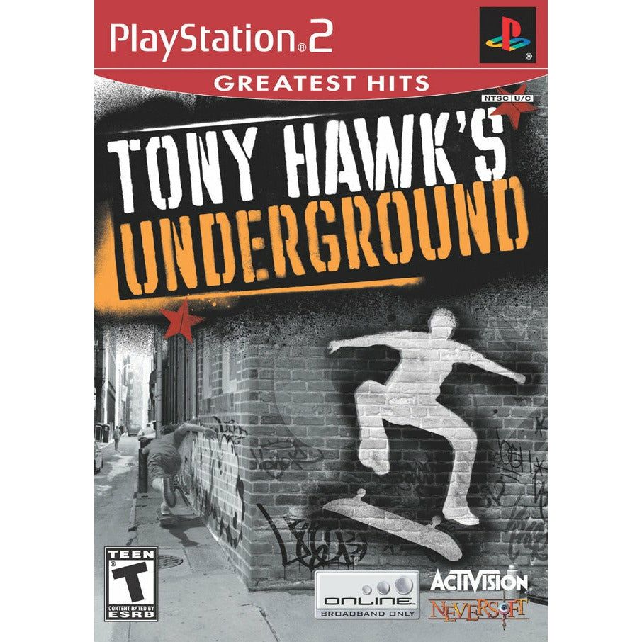 PS2 - Le métro de Tony Hawk