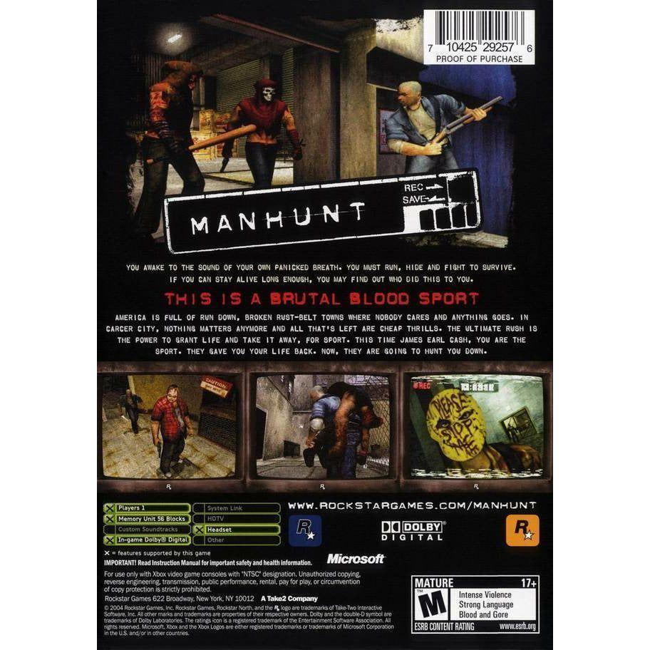 XBOX - Chasse à l'homme