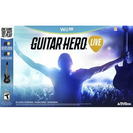 Wii U - Guitar Hero Live W/Guitar Controller