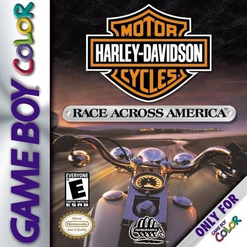GBC - Harley Davidson Race Across American (cartouche uniquement)