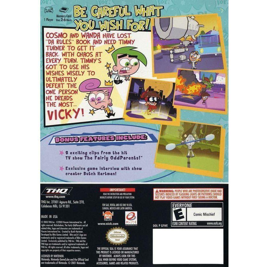 GameCube - The Fairly OddParents Breakin Da Rules