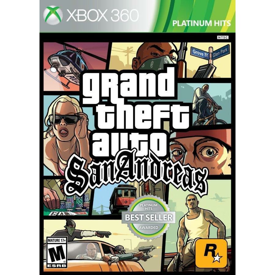 XBOX 360 - Grand Theft Auto San Andreas (Platinum Hits)