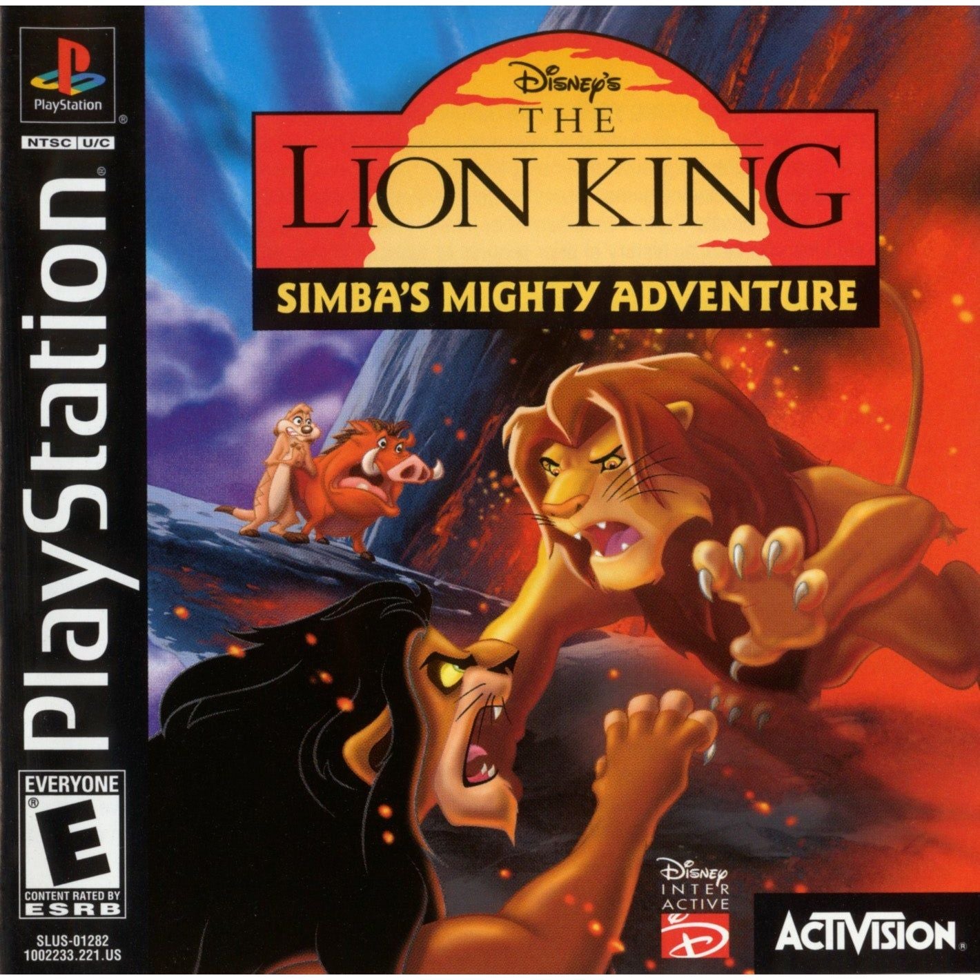 PS1 - Les puissantes aventures du Roi Lion Simba