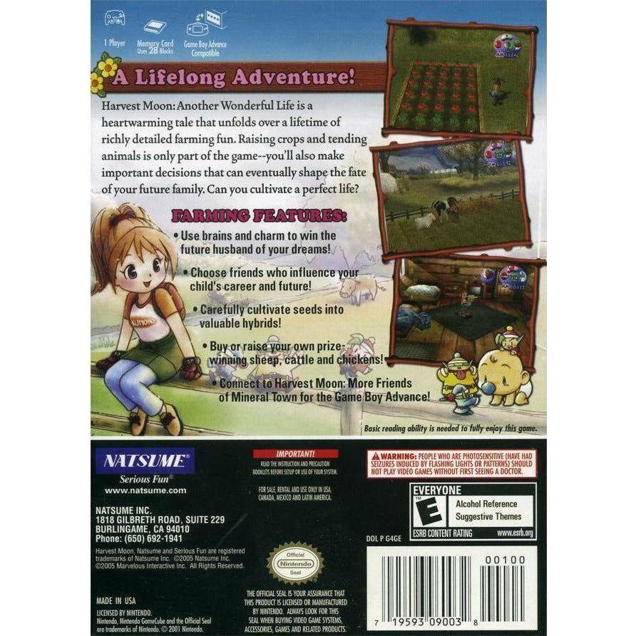 Gamecube - Harvest Moon Another Wonderful Life