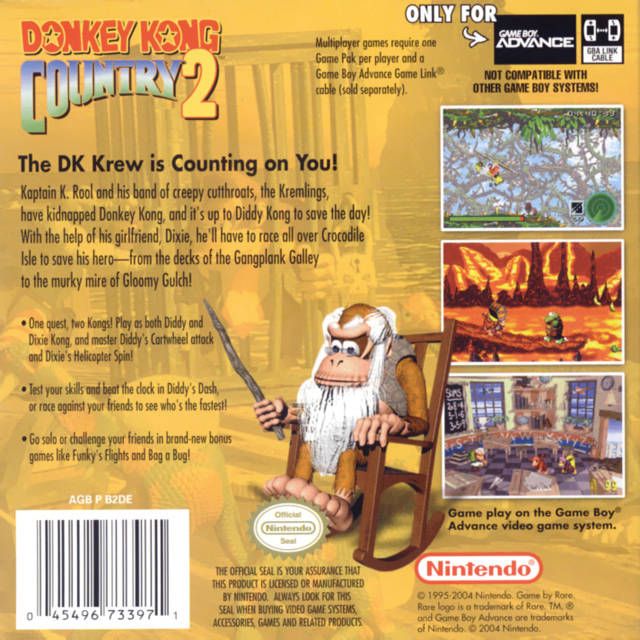 GBA - Donkey Kong Country 2 (Cartridge Only)