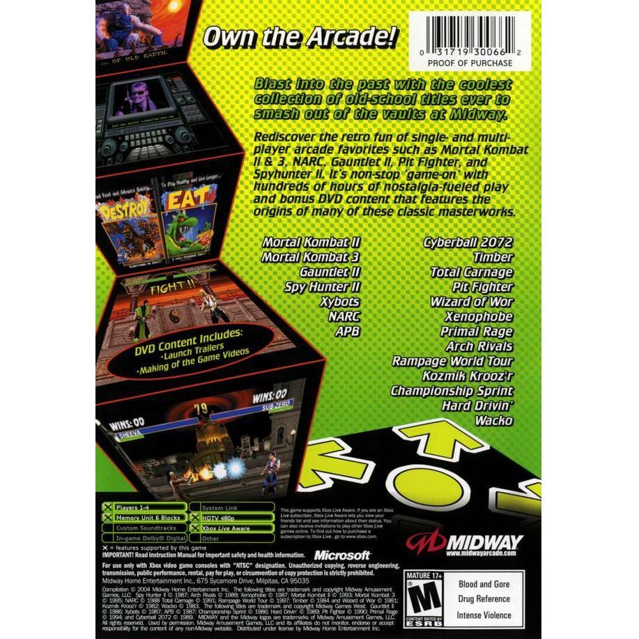 XBOX - Midway Arcade Treasures 2