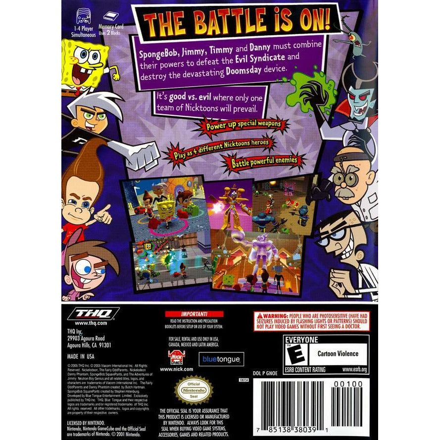 GameCube - Nicktoons s'unissent