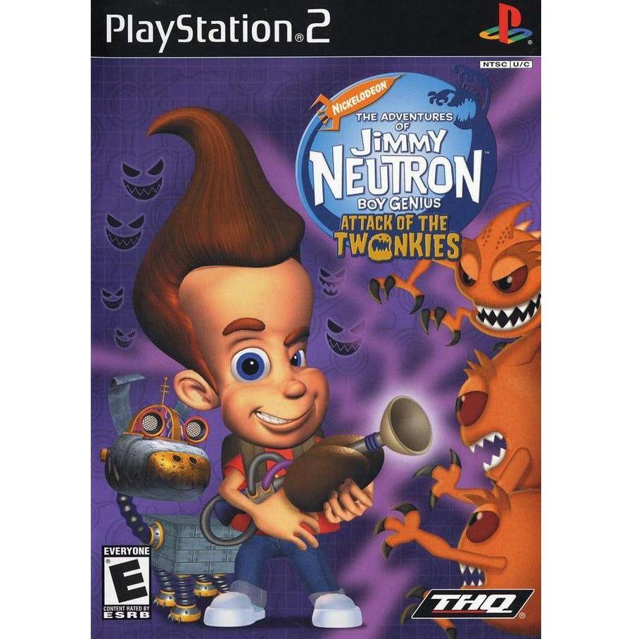 PS2 - The Adventures of Jimmy Neutron Boy Genius Attack of the Twonkies