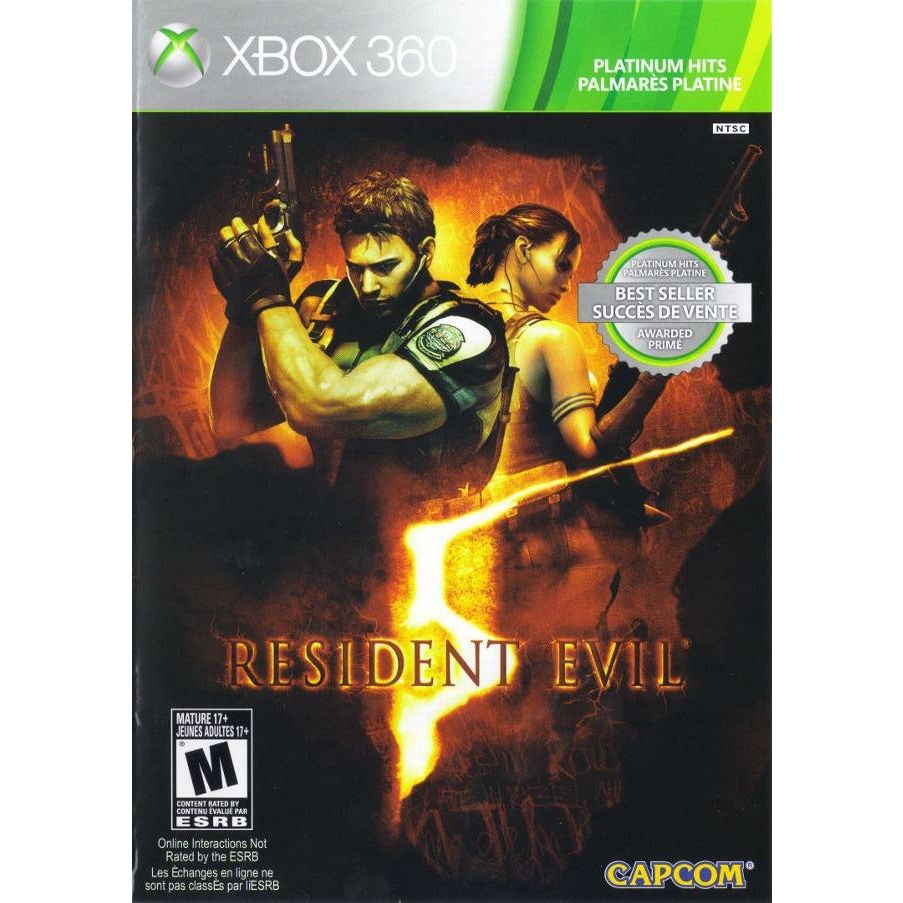 XBOX 360 - Resident Evil 5 (Platinum Hits)